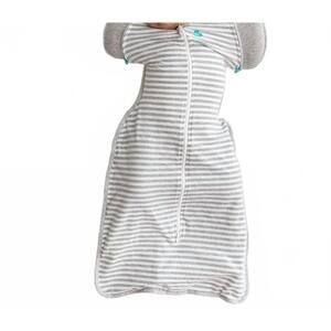 NEW LOVE TO DREAM swaddle up sleep sacks in grey stripe
